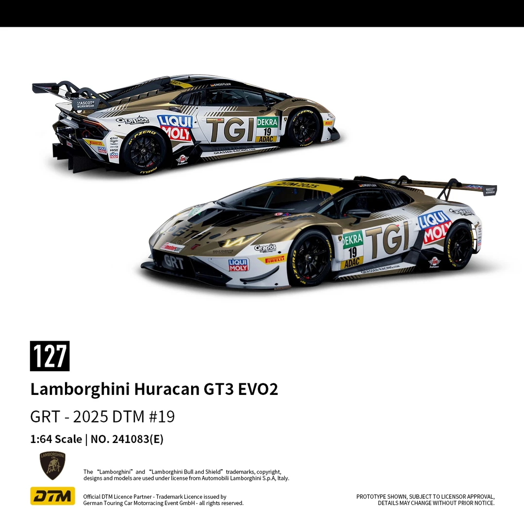 【预售】TH 1:64 兰博基尼 127号 合金汽车模型