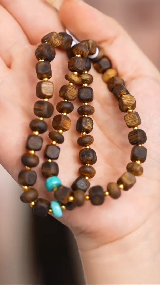 未镶嵌沉香手串DIY方糖单圈多样性发一条