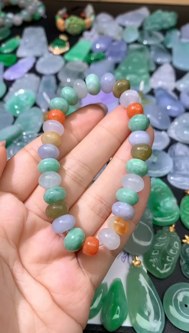 未镶嵌手链翡翠手串