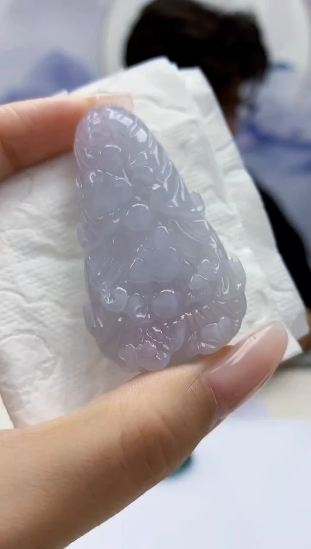 定制翡翠未镶嵌4688xx-毛货挂件121