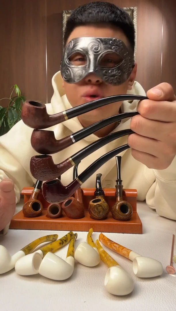 石楠木纯手工意大利石楠木烟斗