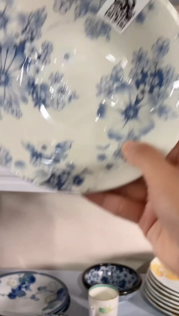 瓷片花聚会钵碗 微瑕