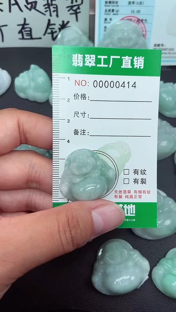 颈饰未镶嵌翡翠缅甸天然翡翠0414