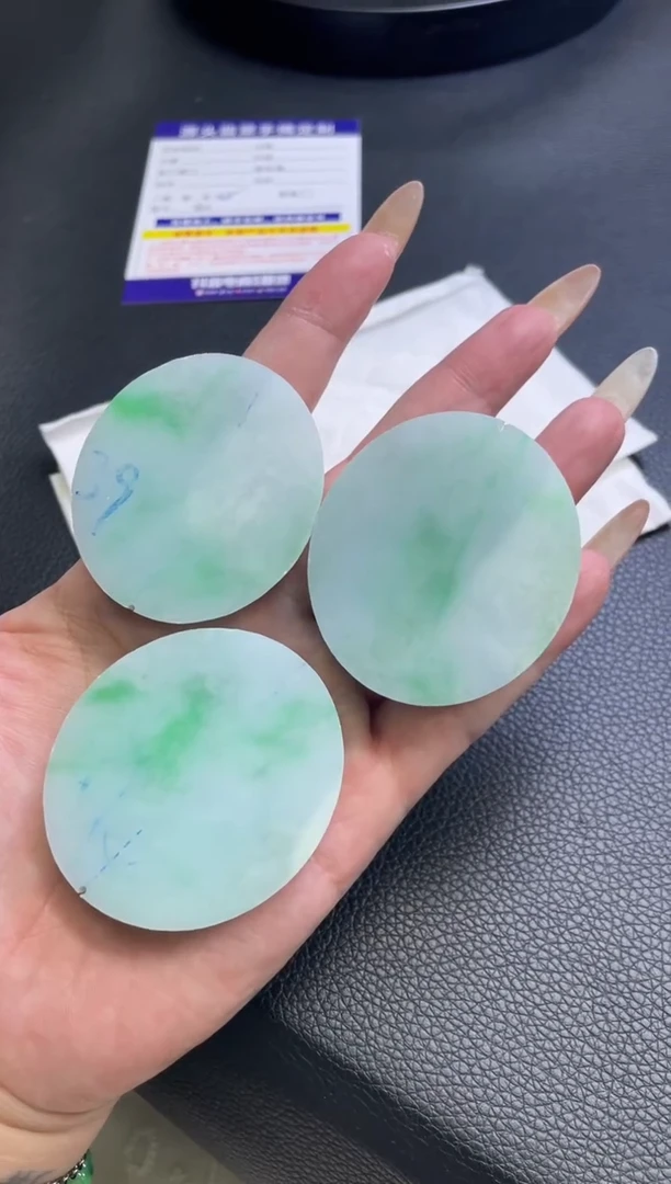 未镶嵌定制翡翠乐****)镯芯多样性发1件