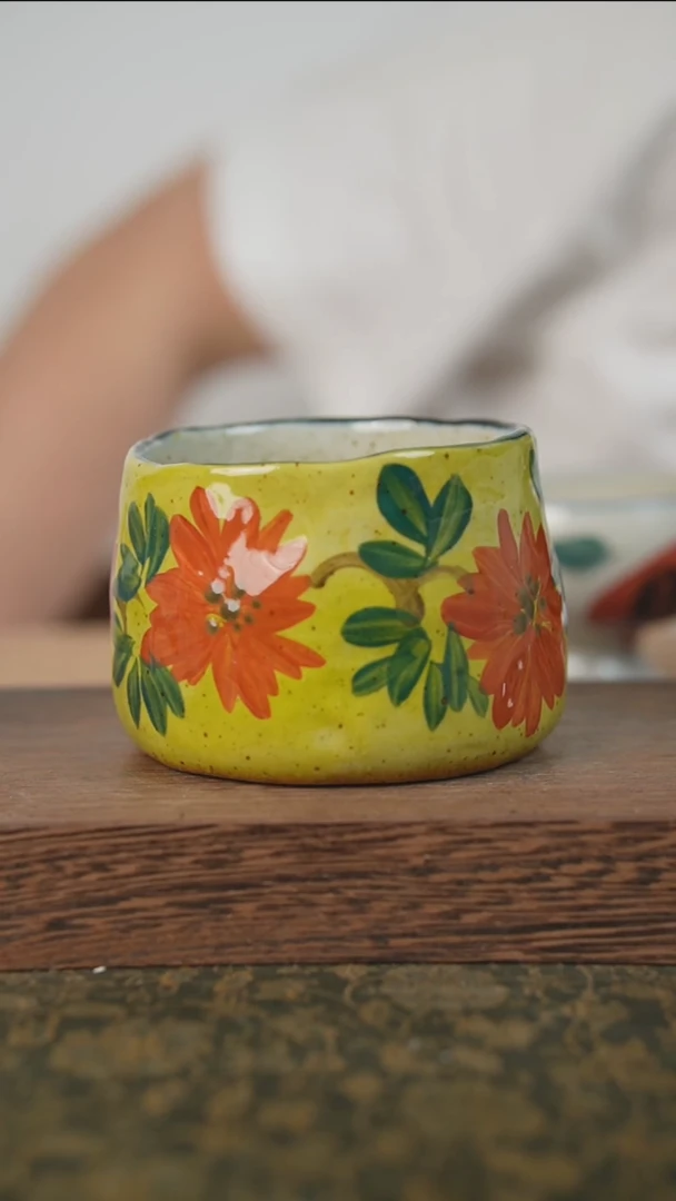 摆件泥垚手作 景德镇手工手绘器物