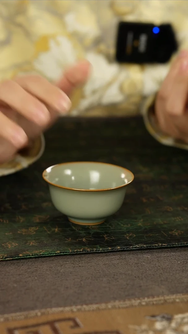 善窑厂汝窑粉青玛雅杯（限量款）