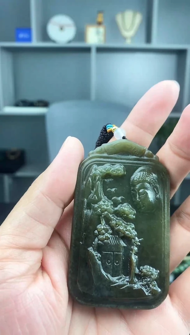 和田玉未镶嵌颈饰1