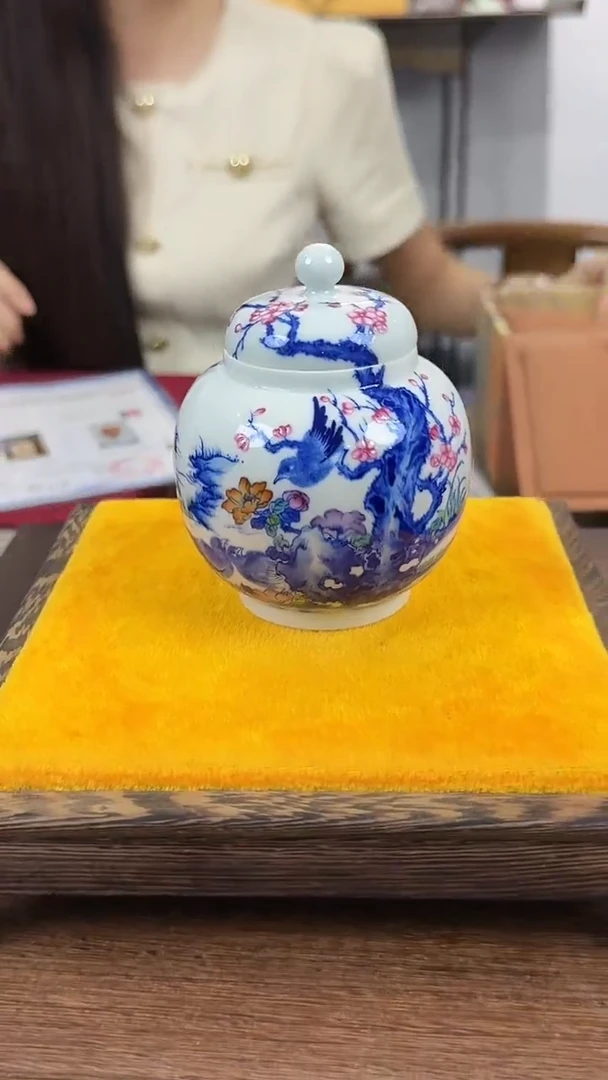 摆件景德镇陶瓷手工手绘