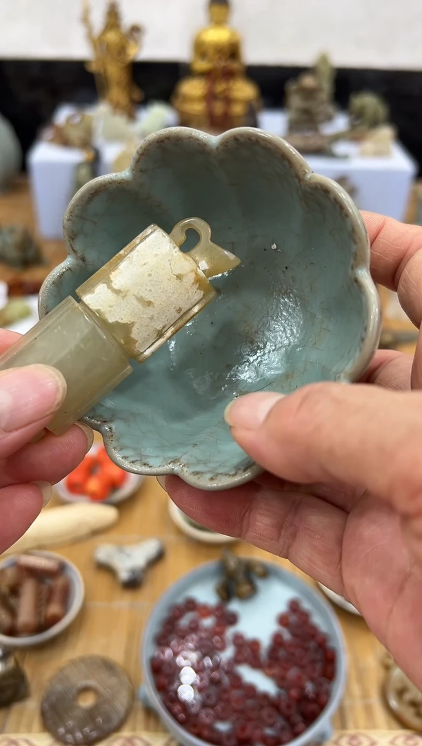 瓷片手工，手绘，陶瓷