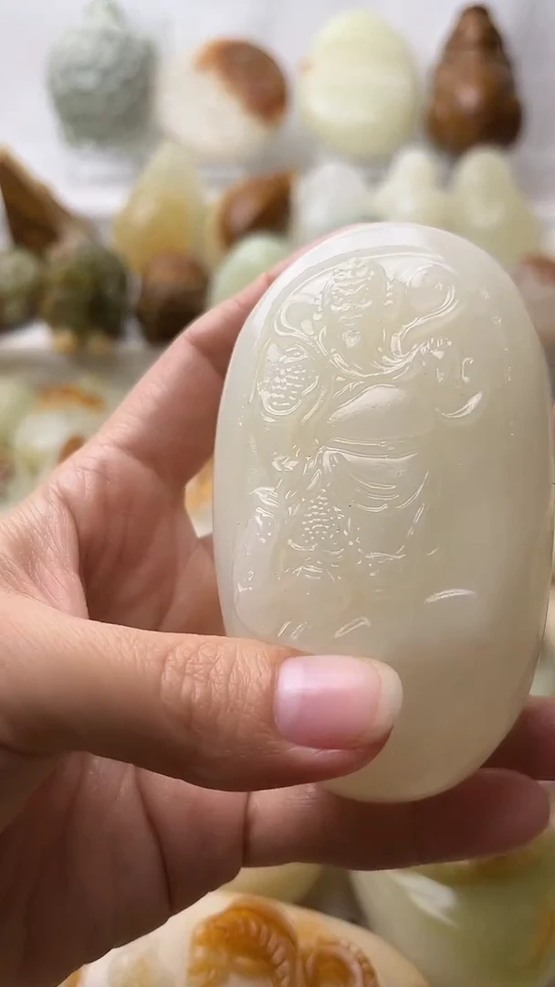 石材古青石棉纹正常不退换关公