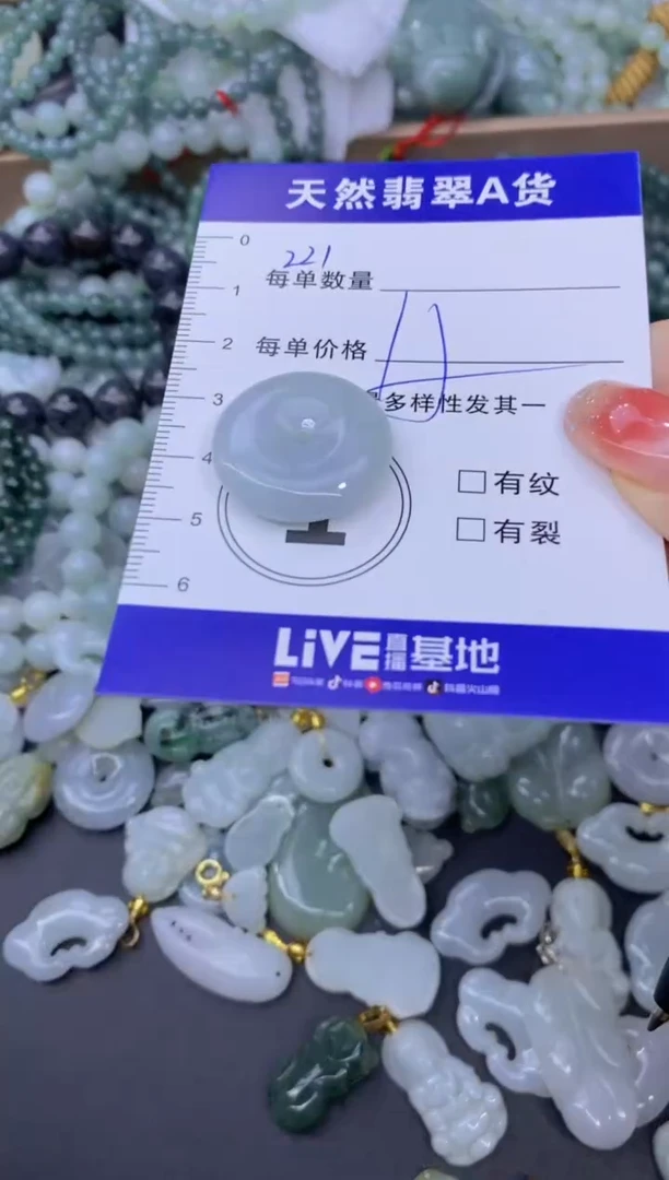 颈饰未镶嵌翡翠天然翡翠A货批量多样性发一件