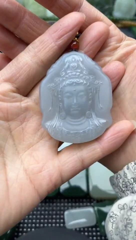 未镶嵌和田玉珠宝半成品菩萨