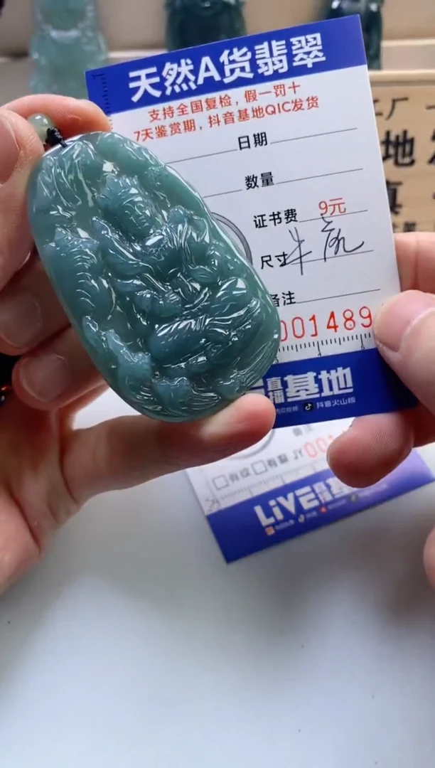 翡翠未镶嵌颈饰
