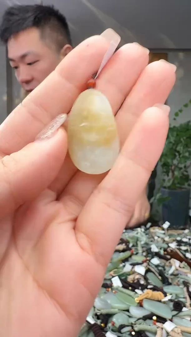 颈饰未镶嵌和田玉拍一发一多样性发货