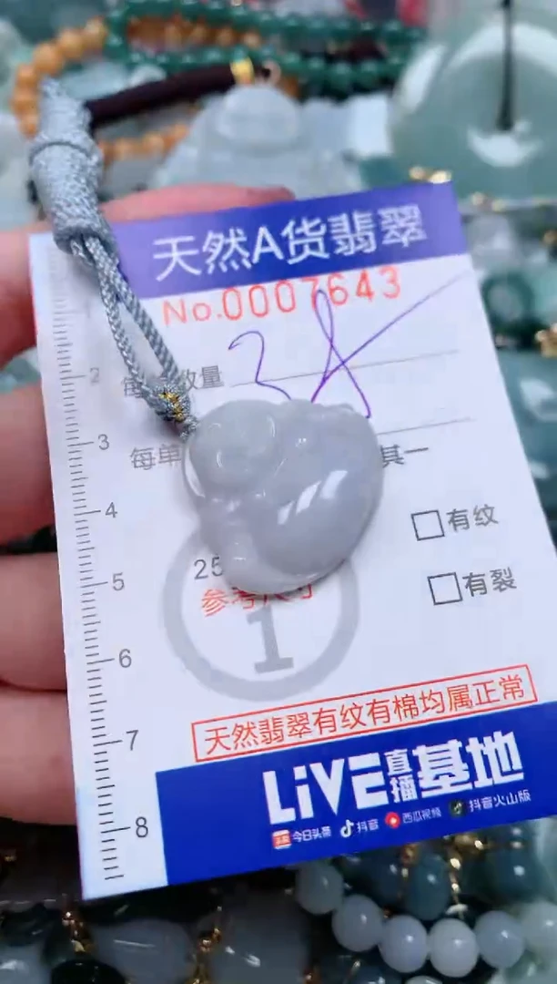 【闪购商品】翡翠颈饰未镶嵌00007643