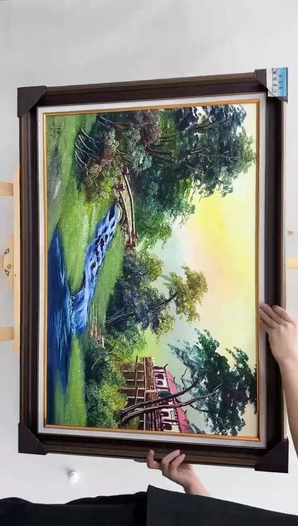 国画王东圃-油画山水作品