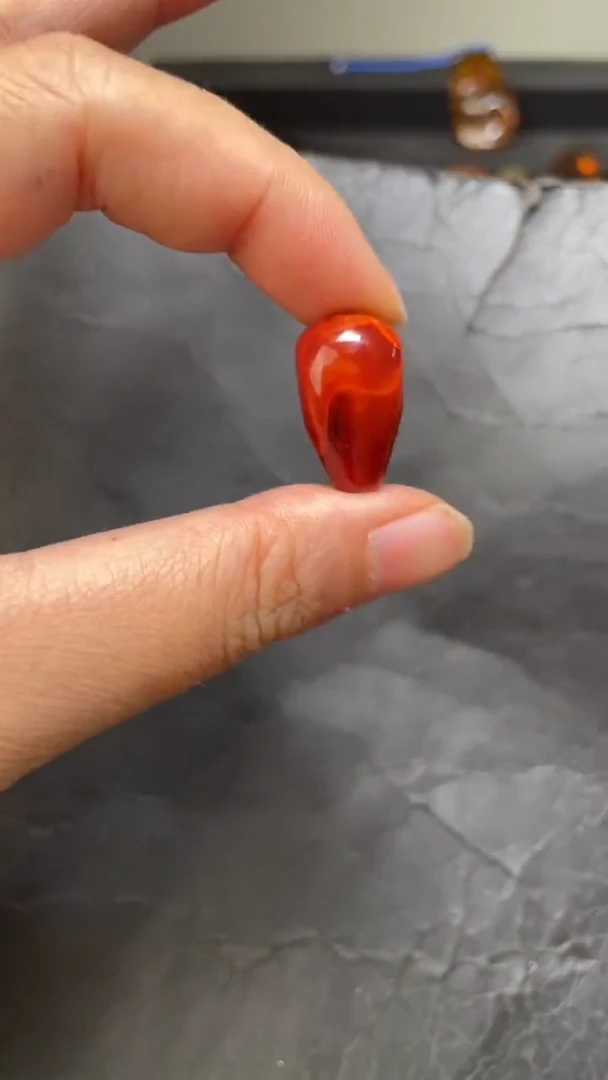 未镶嵌97南红玛瑙三通