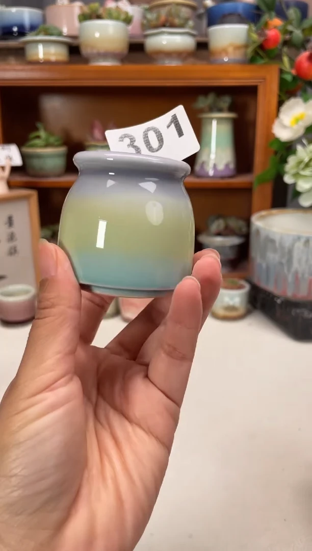 瓷片301知木小芳花盆