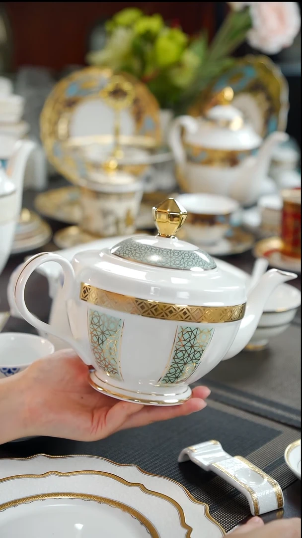 瓷片茶壶1个 福利款
