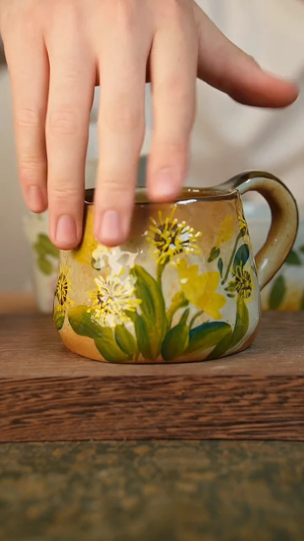 摆件泥垚手作 景德镇手工手绘器物