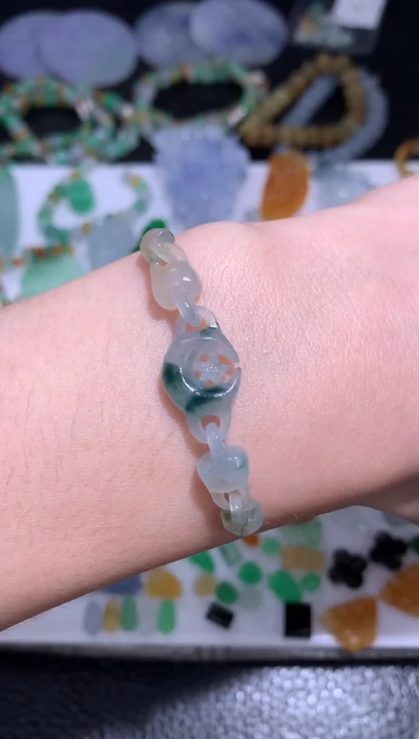 未镶嵌定制翡翠环环