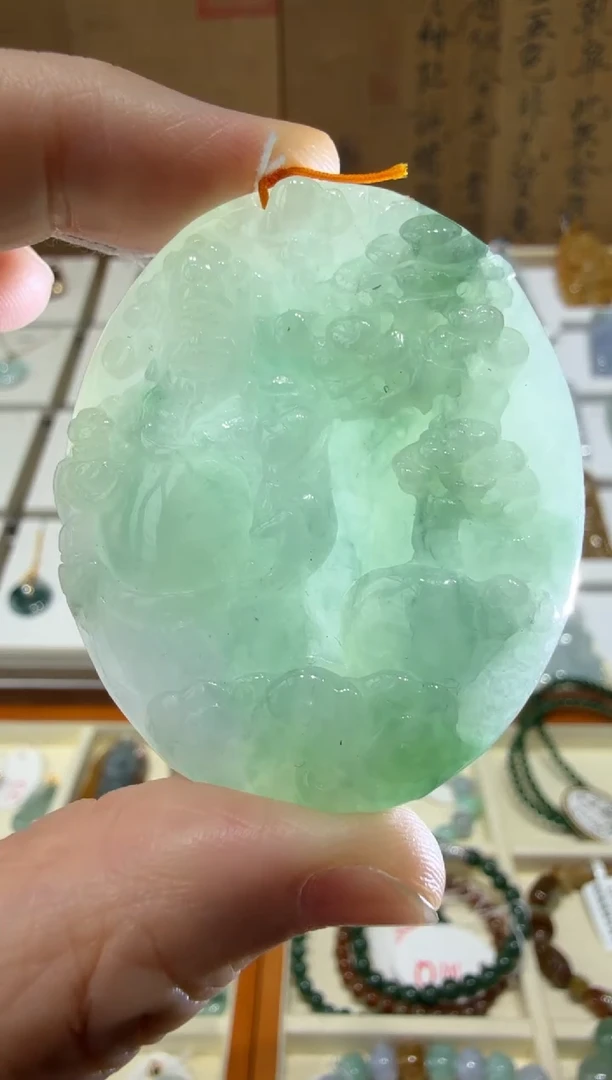 未镶嵌挂件翡翠A货翡翠多样性孤品