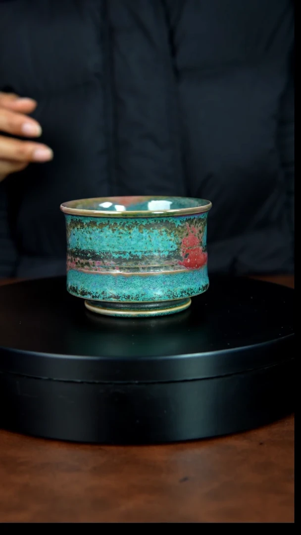 349号/禹州神垕特产】原矿原产地钧瓷茶具