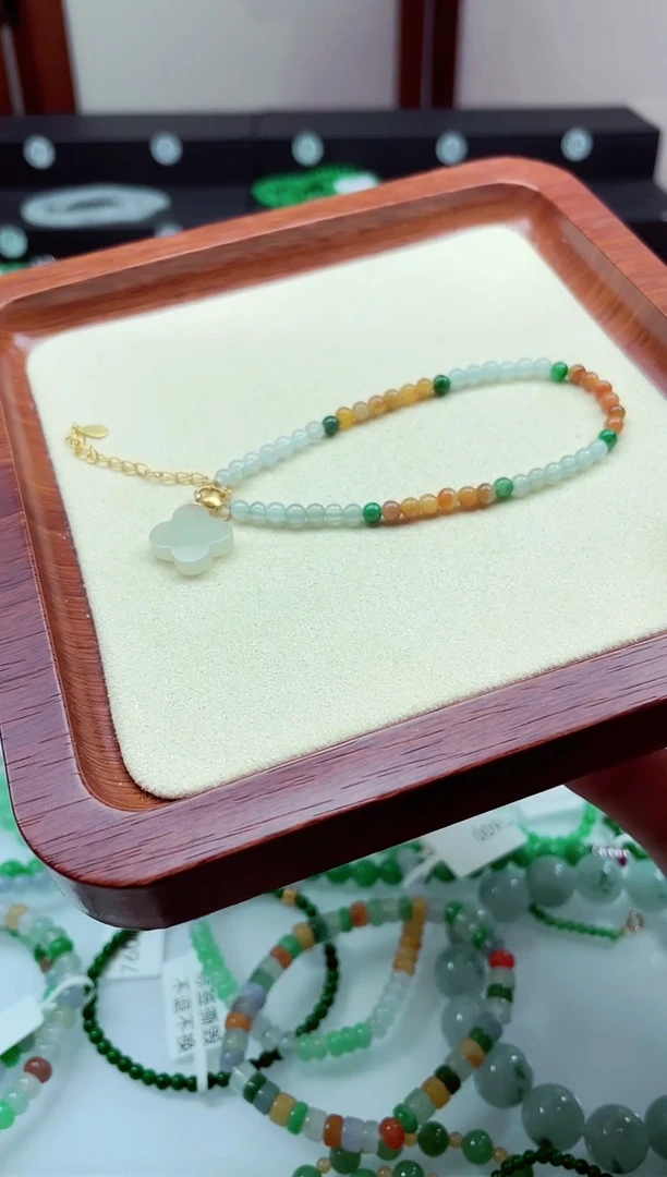 【闪购商品】翡翠手链未镶嵌缅甸翡翠