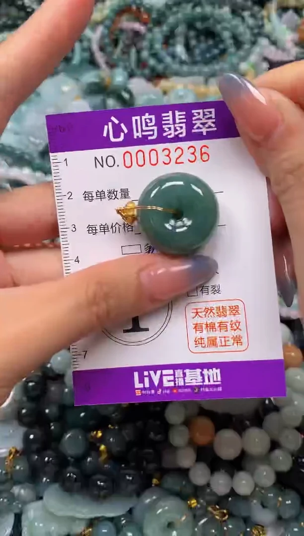 颈饰未镶嵌翡翠闪购003236