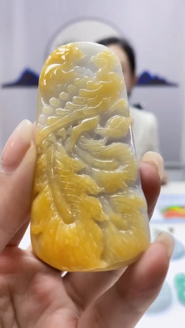 定制翡翠未镶嵌5160ms-毛货挂件5