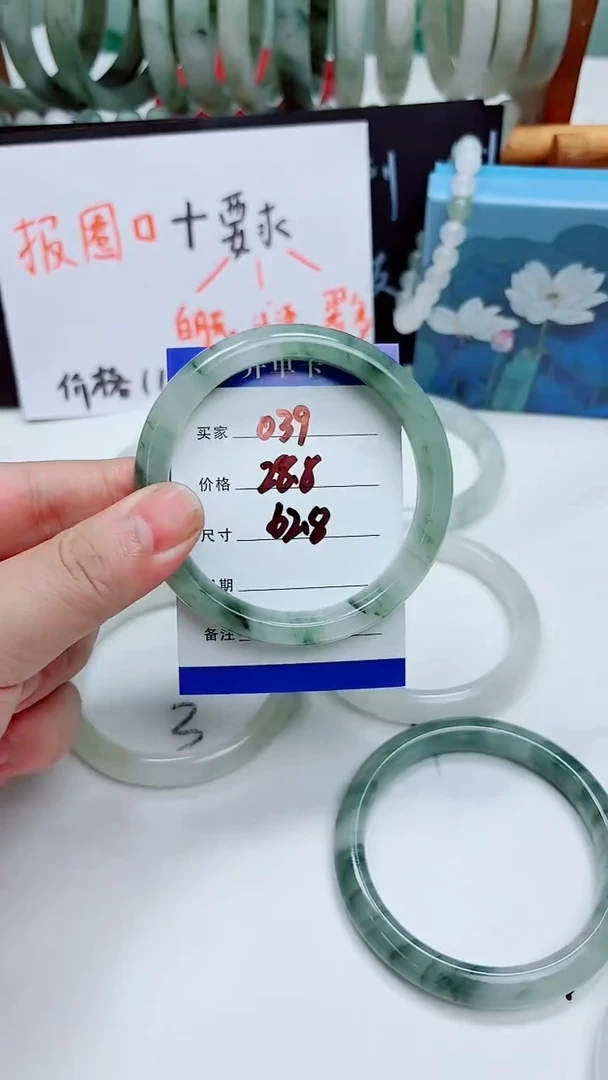 未镶嵌手镯石英质玉天山翠手镯001