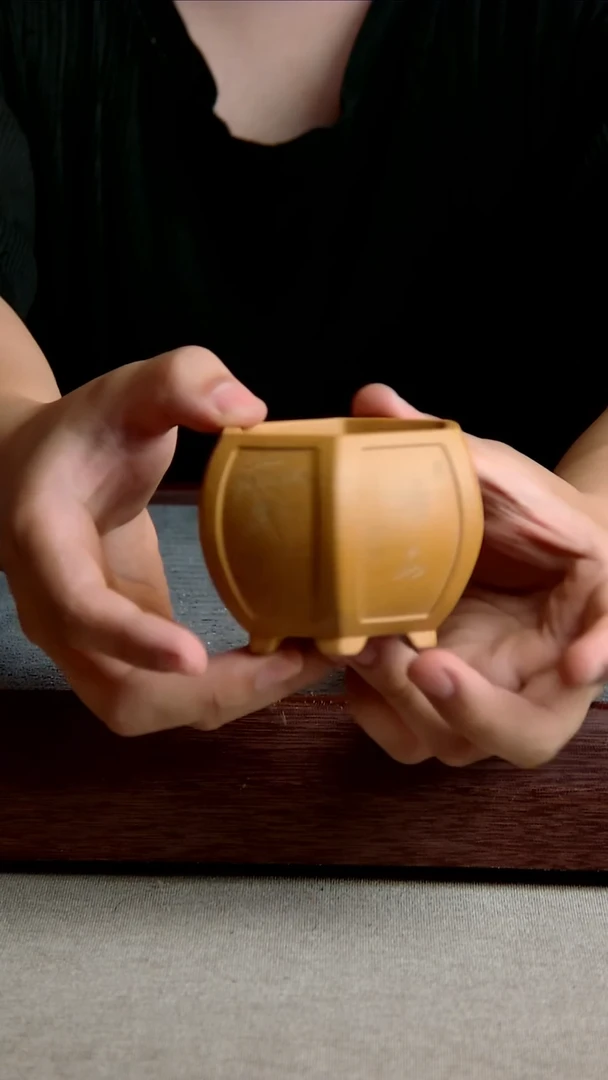 紫砂花盆5.5*5内径尺寸