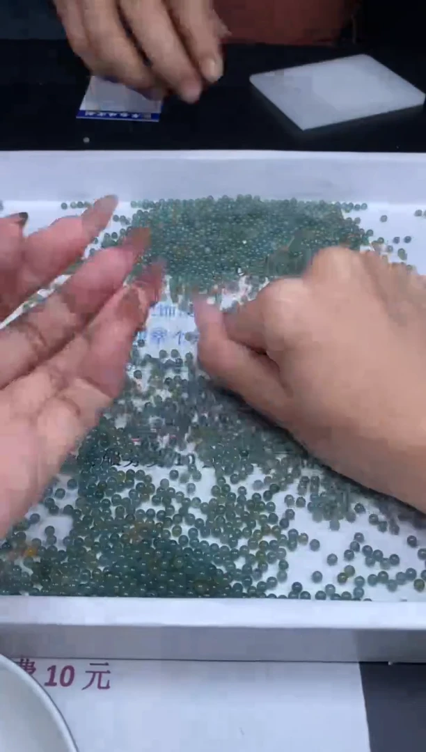 【闪购商品】翡翠颈饰未镶嵌贞城散珠批发DIY