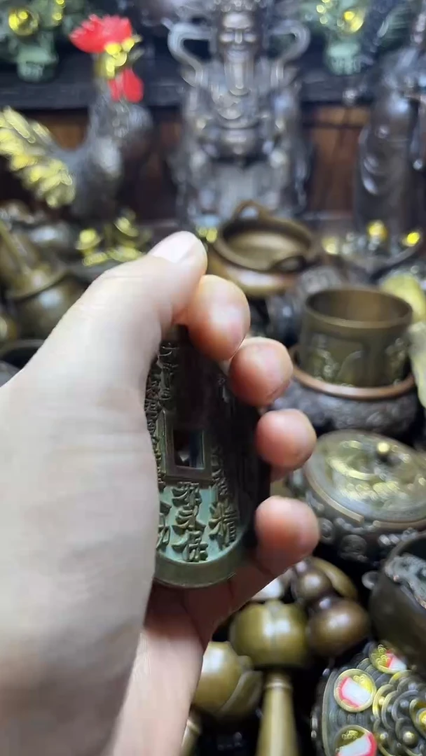 闪购链接，点击下单，有运费险，铜摆件