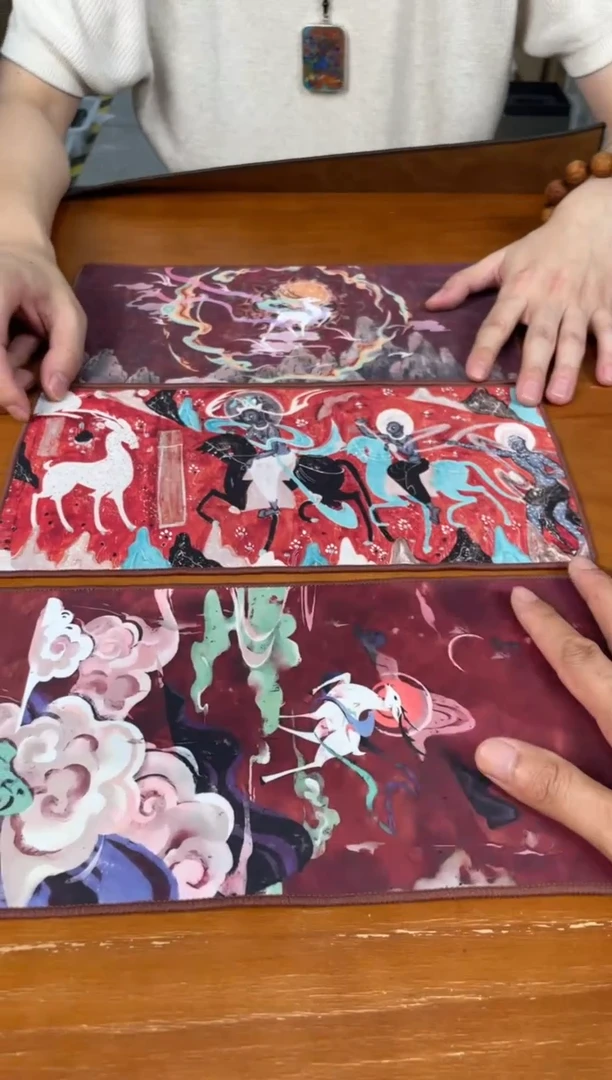 瓷片          @@如图茶巾三条