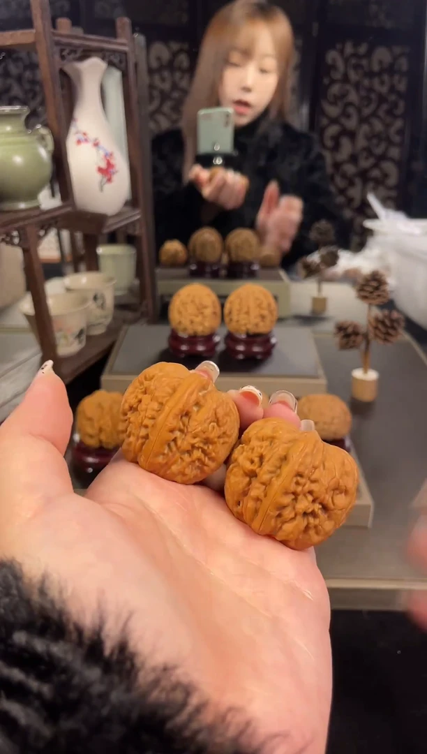 【闪购商品】文玩核桃把件平谷元宝40尺-12