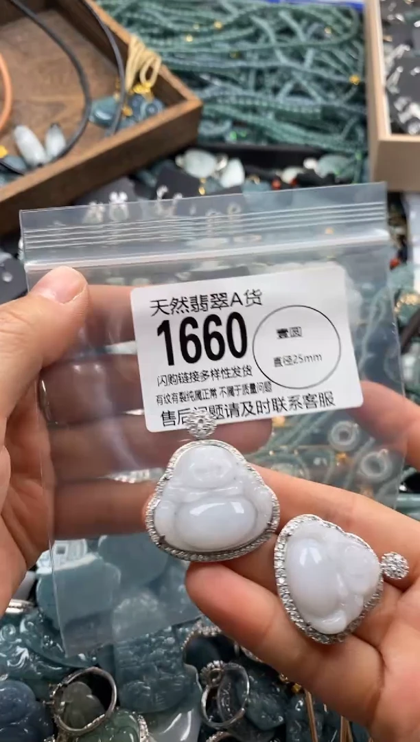 【闪购商品】翡翠颈饰未镶嵌多样性发其一1660