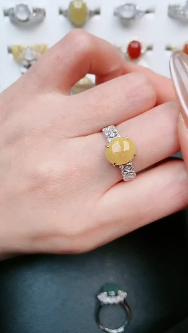 【闪购商品】翡翠戒指银S925镶嵌.....