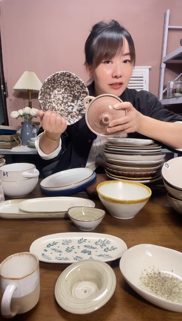 陶瓷微瑕（2个装）盖碗+麻点碗