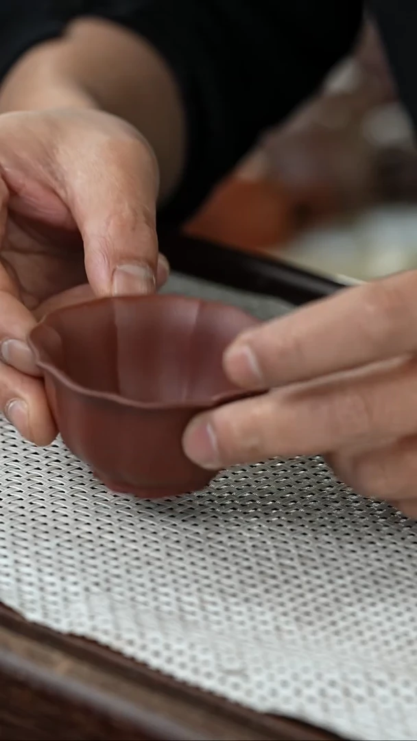 【闪购商品】紫砂其他@@aa13065小筋纹杯2
