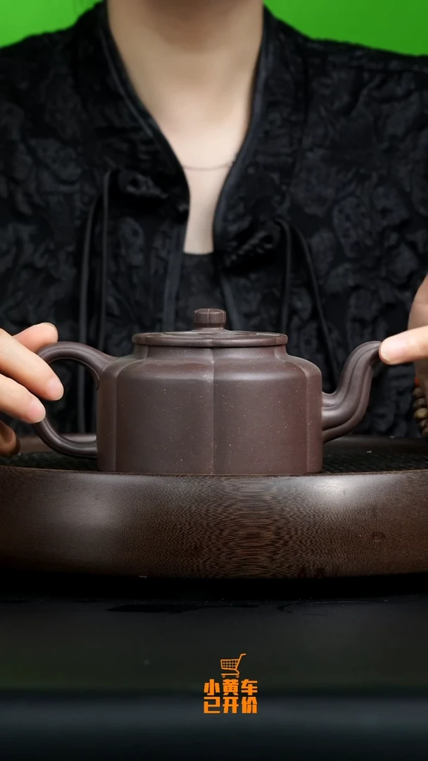 茶壶紫砂不***猫0626午直播FJ梅花周盘天青