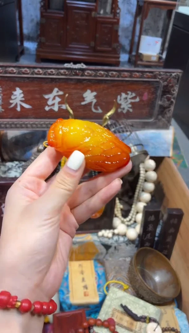 裸石蜜蜡未镶嵌慧心甄选直播推荐