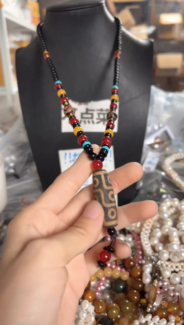 未镶嵌珠宝奇石淡水珍珠MP项链2条