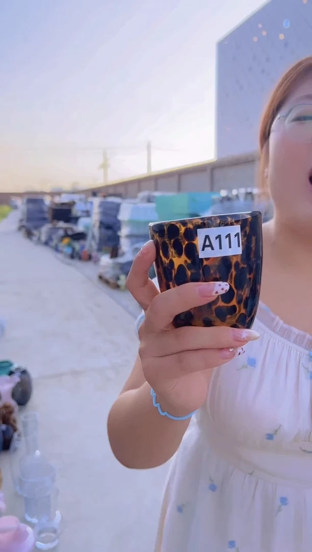 玻璃可插鲜花用于客厅装饰111两支