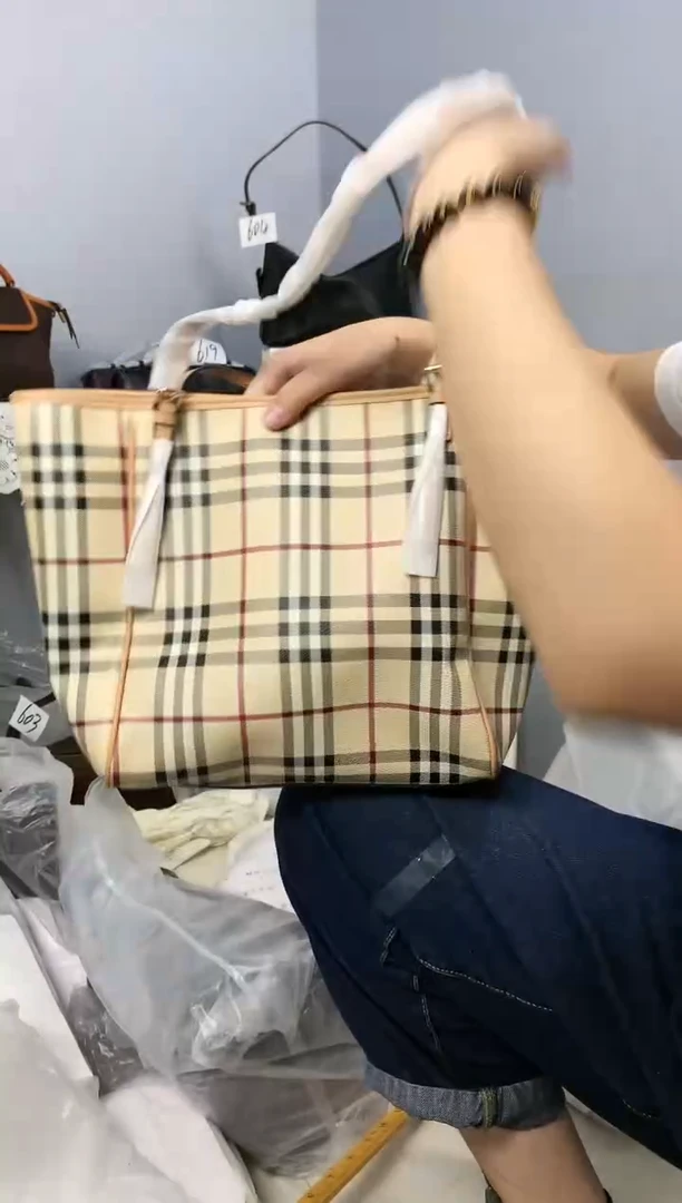 牛皮（革）[锦尚]高货女包捡漏编码 格纹