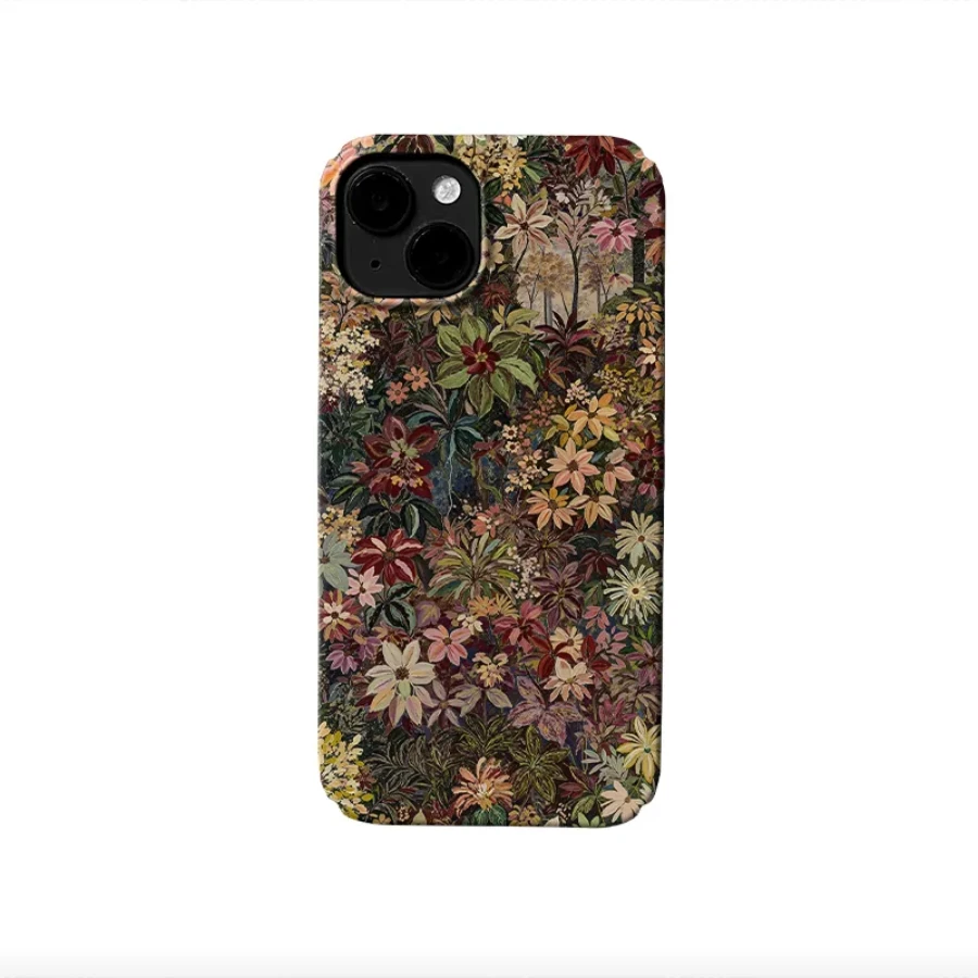 永恒花海适用苹果手机壳16Promax创意13潮流15pro小众14废土风