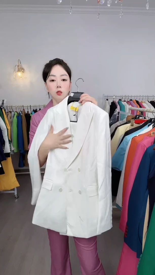 L码九分裤套装（不退不换、高品质西装现货清仓处理）