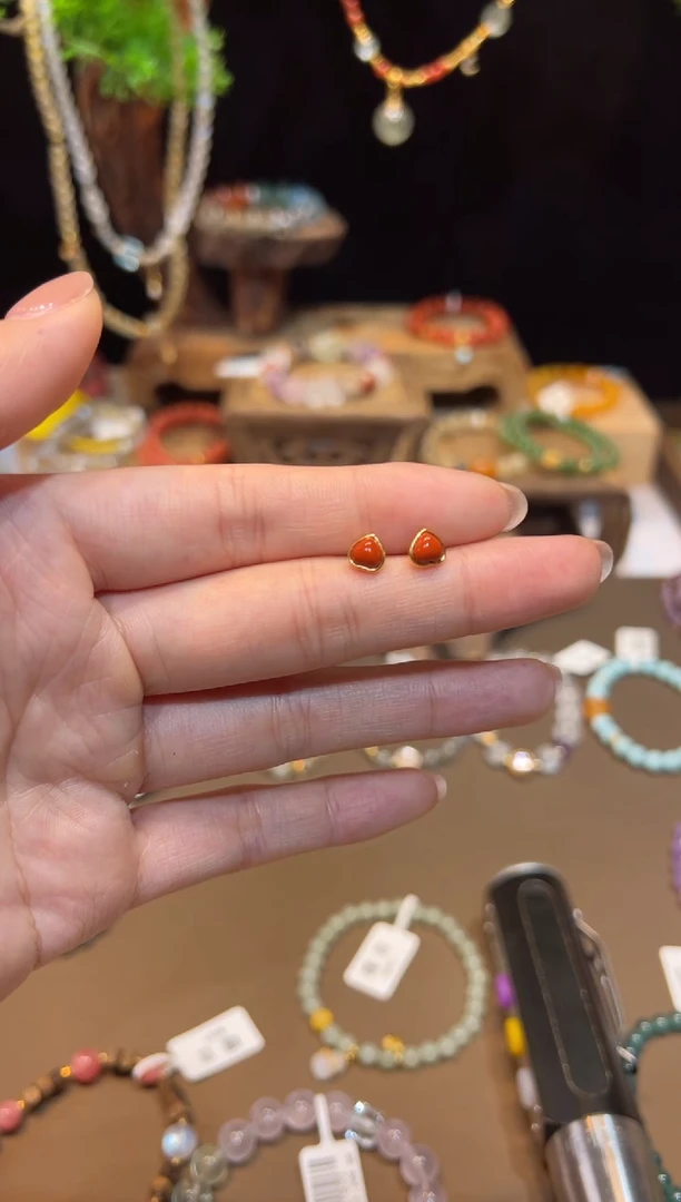 手饰玛瑙银S925镶嵌手饰@@Z2903