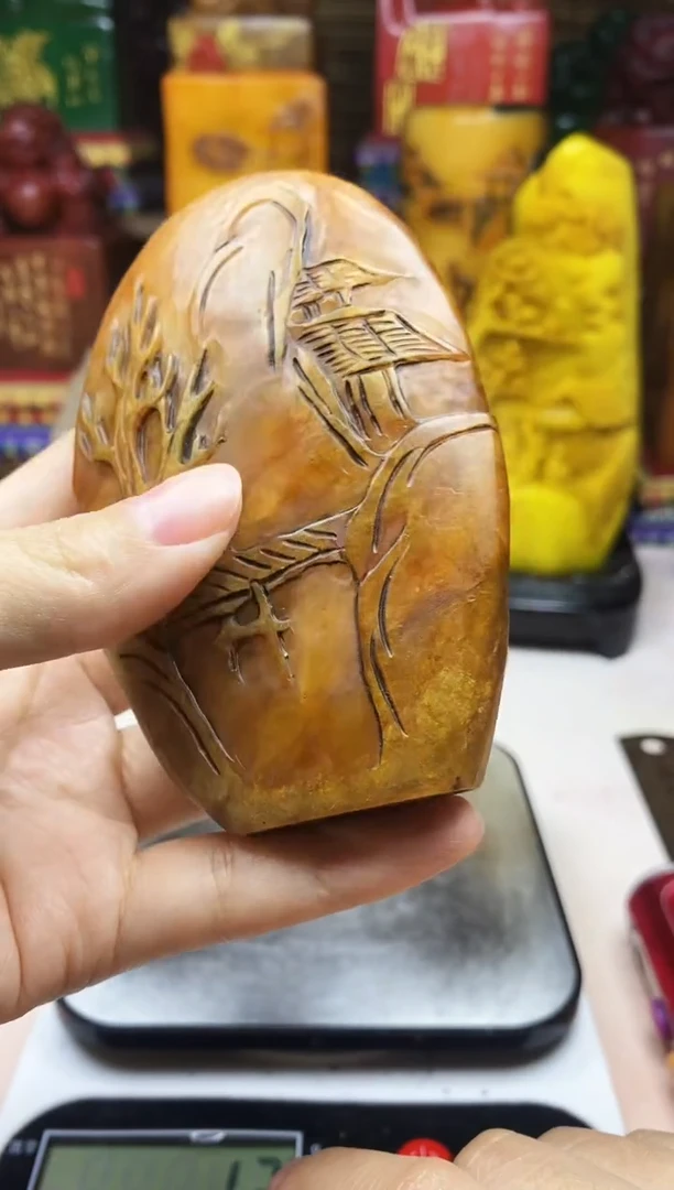寿山石印石纯天然篆刻石料