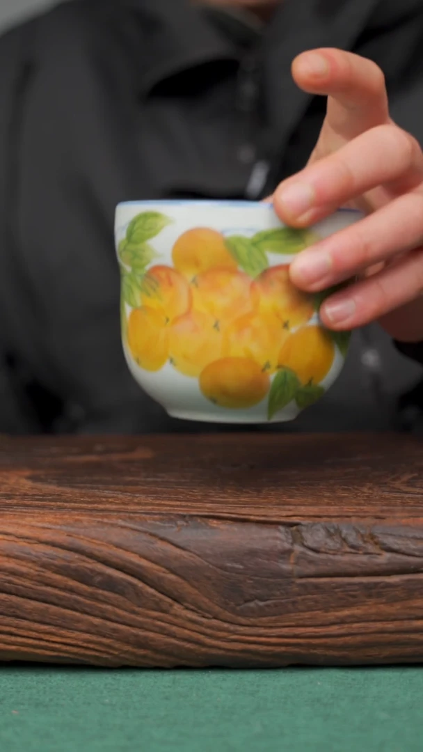 【闪购商品】瓷片49寻一缕瓷香杯釉下手工手绘瓷器